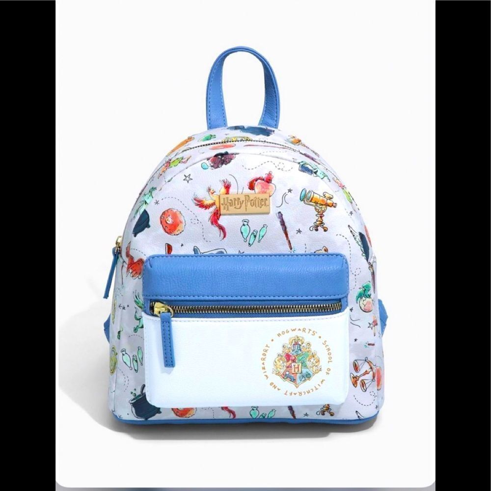 Harry Potter Watercolor Icons Mini Backpack